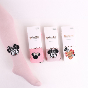 Колготи дівочі -MINNIE- на 1-2, 3-4, 5-6, 7-8, 9-10, 11-12 років. Бавовна. Оптом