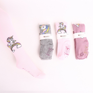 Колготи дівочі -UNICORN- на 1-2, 3-4, 5-6 років. Бавовна. Оптом