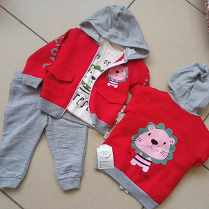 Костюм трійка - Льова-на 9,12,18 міс., 2 роки