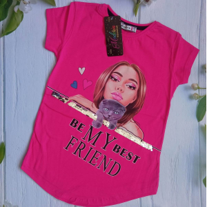 Футболка для дівчаток ROOMS на 7-14 років