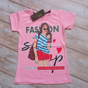 Футболка для дівчаток -FASHION- на 7-14 років