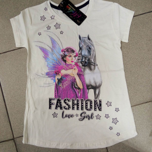 Футболка для дівчаток -Horse- на 7-14 років