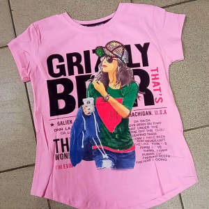 Футболка для дівчаток -GRIZZLY- на 7-14 років