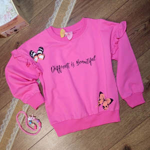 Кофта оверсайз для дівчат на 3-6 років (більшомір)