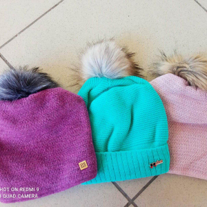 Шапка зимова - підкладка-ФЛІС на 10-14 років