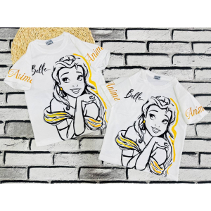 Футболка дівоча -ПРИНЦЕСА-на 3,4,5,6,7 років. Гурт