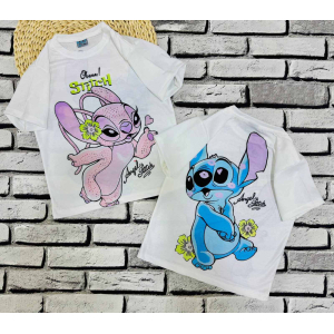 Футболка дівоча -СТІЧ- на 3,4,5,6,7 років. Гурт