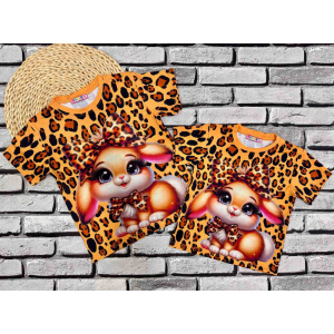 Футболка дівоча -rabbit3- на 3,4,5,6,7 років. Гурт