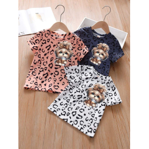 Футболка дівоча -littledog- на 3,4,5,6,7 років. Гурт