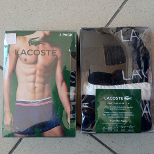 Боксери чоловічі Lacoste XL 3 шт.