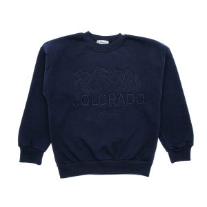 Кофта для дівчаток 9-12 років з вишивкою Sweat Colorado, тринитка