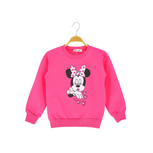 Блузка для дівчаток 2-5 років з принтом «Міні», двонитка